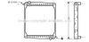 SCANI 1439504 Radiator, engine cooling